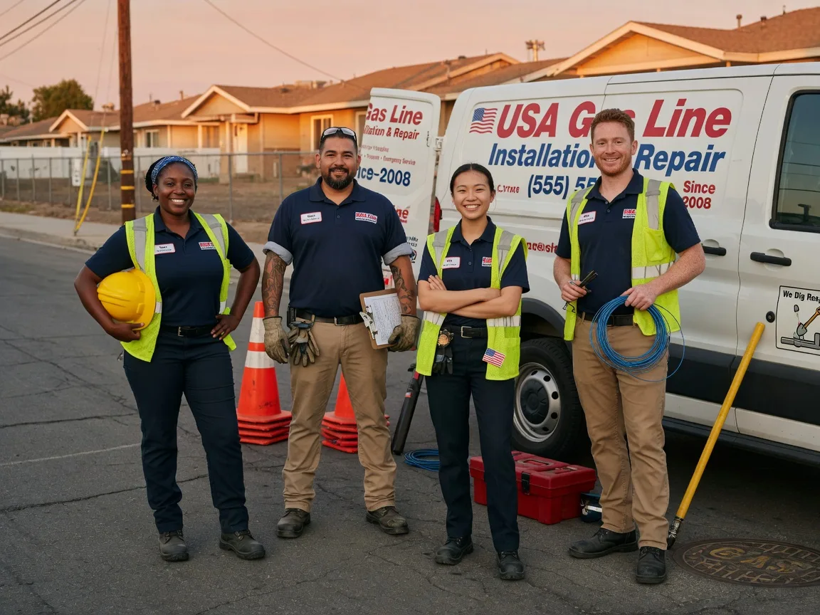 Gas Line Installation company in Ricketts, IA